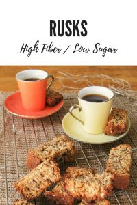 Traditionally South African rusks are full of sugar and fat. To turn them into the perfect breakfast snack I came up with a delicious healthy rusks recipe. 