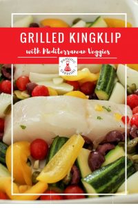 For a perfect light and low-carb meal that works well as a quick lunch or when entertaining, try this delicious grilled Kingklip recipe with Mediterranean vegetable. 