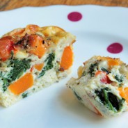 Mini crustless quiche – so quick (and almost guilt free).