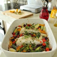 Grilled kingklip recipe with Mediterranean vegetable