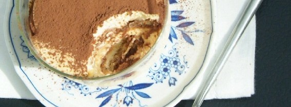 Tiramisu with hints of bourbon and orange.